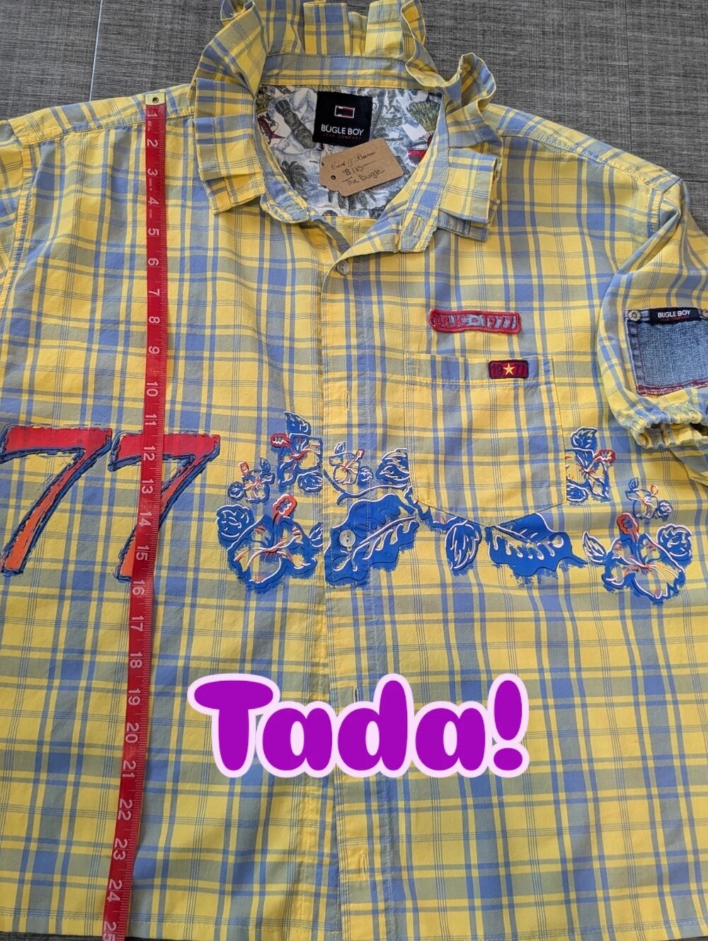 Vintage Viral Reworked Ruffled Collar Bugle Boy - Picture 4 of 8